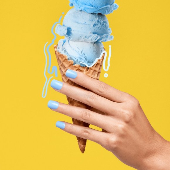 Kiss inPRESS Color "Baby Why So Blue" Press-On Manicure Set - Picture 4 of 5